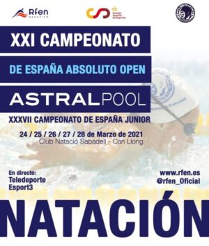 XXI Cto España “Open Primavera” Absoluto Astralpool / XXXVII Cto España Junior P50