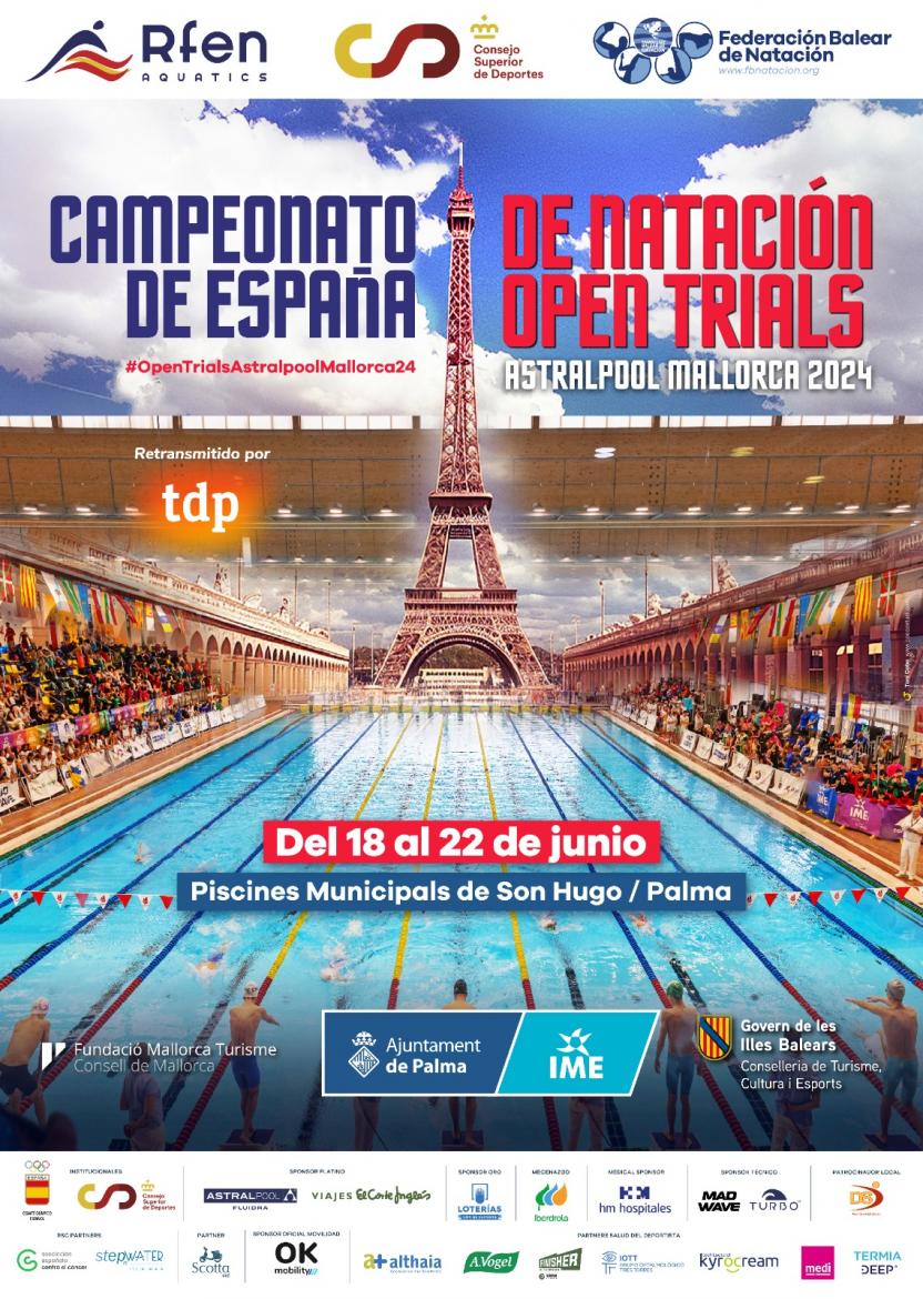 CXI Campeonato de España Absoluto Open Trials/Paris 2024 Astralpool - XLV Campeonato de España Junior Verano P50 - 2024