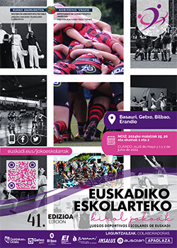 Juegos Escolares de Euskadi 2024 - Euskadiko XLI. Eskolarteko Kirol Jokoak